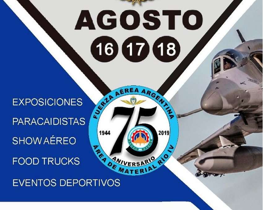 UGAR estuvo presente en los 75 aniversarios del Área Material Rio IV
